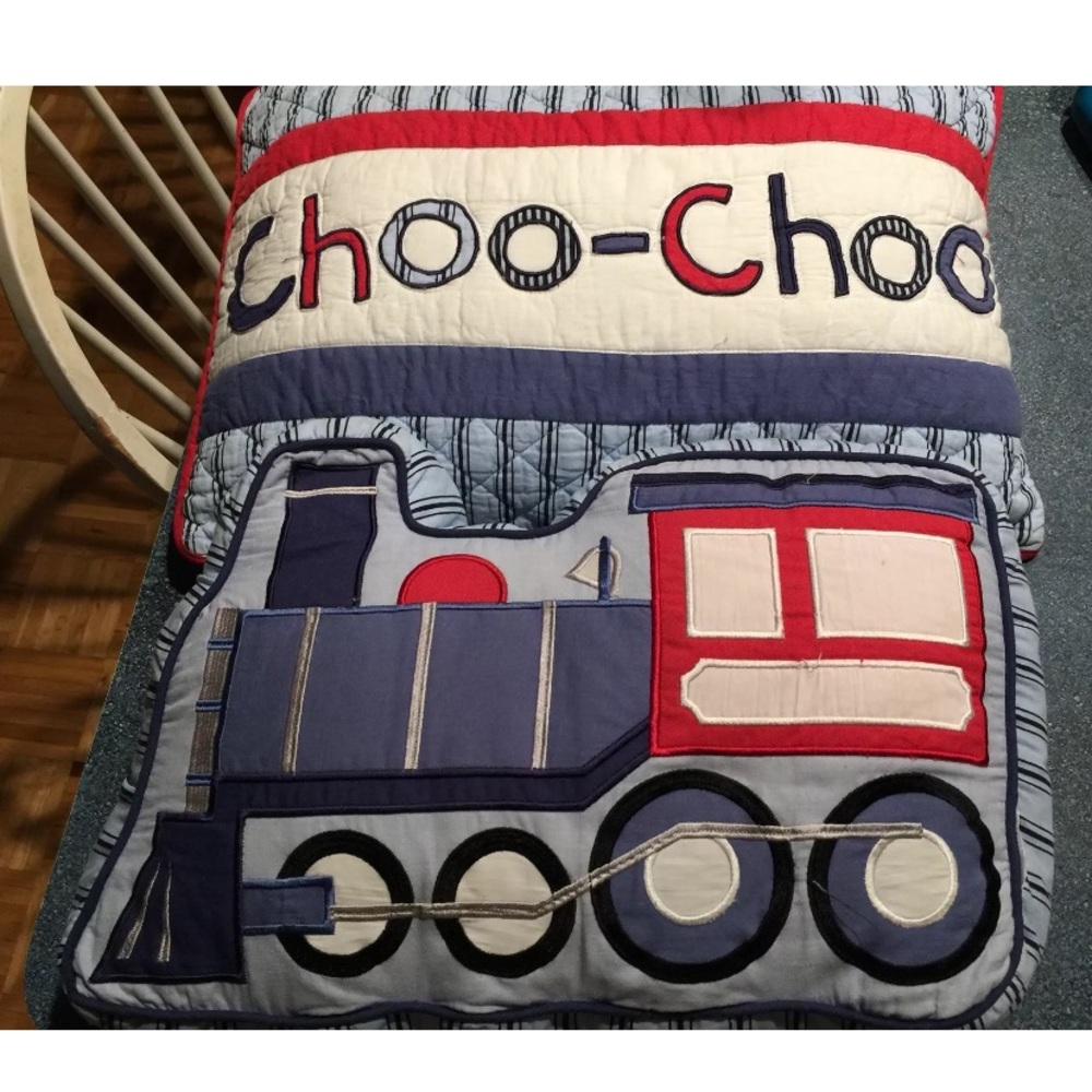 Frolics train pillows choo choo